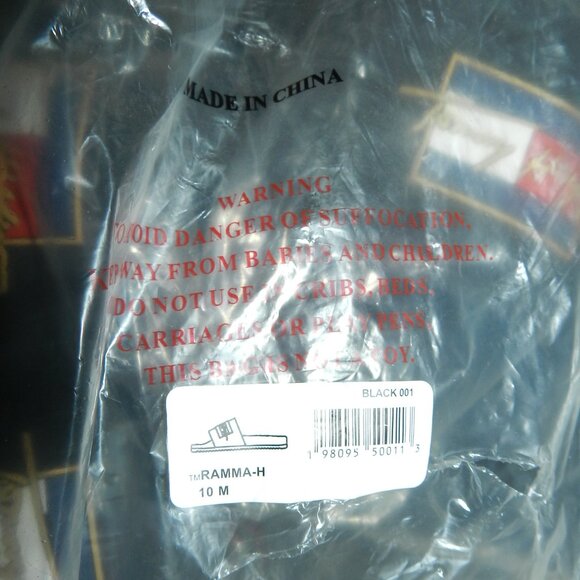 Tommy Hilfiger Signature Collection Flag Pool Slide Sandals Black MENS NWT! - Picture 7 of 11